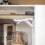 SoBuy Bureau Pliant avec Rangement, Table PC Murale Blanc 8