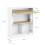 SoBuy Bureau Pliant avec Rangement, Table PC Murale Blanc 3