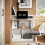 SoBuy Bureau Pliant avec Rangement, Table PC Murale Blanc 10