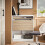 SoBuy Bureau Pliant avec Rangement, Table PC Murale Blanc 11