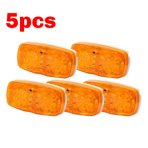 5 Pcs Led Exterior Lights RV Trailer Marker Double Side 10 Diodes 2