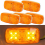 5 Pcs Led Exterior Lights RV Trailer Marker Double Side 10 Diodes 11