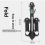 Ice Fishing Rod Holder Shelf Folding Retractable Gear 5