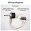 DC9-28V Brushless Motor High Power DC Low Voltage Table Fan Floor Wall Hanging 5