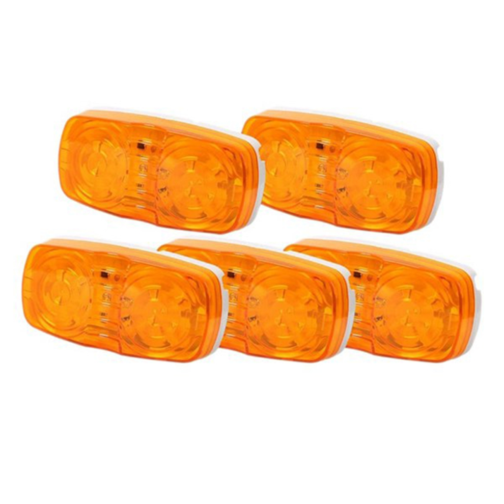 5 Pcs Led Exterior Lights Rv Trailer Marker Double Side 10 Diodes 4852145449017