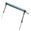Adjustable 2-Section Fishing Rod Holder 4-Leg Pole Sea Support Accessories 2