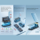 For X5 Fast Charging Charger Digital Display Dual Box Battery Portable Storage 3