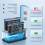 For X5 Fast Charging Charger Digital Display Dual Box Battery Portable Storage 7