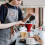 Coffee Filter Holder Wooden Container Storage with Lid Rustic Dispenser Basket 9