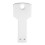 Clé USB en forme de clé 32 Go aluminium argenté 10