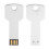 Clé USB en forme de clé 32 Go aluminium argenté 14