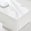 SoBuy White Bedside Table with 2 Drawers 8