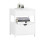 SoBuy White Bedside Table with 2 Drawers 13