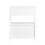 SoBuy White Bedside Table with 2 Drawers 14