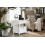 SoBuy White Bedside Table with 2 Drawers 2