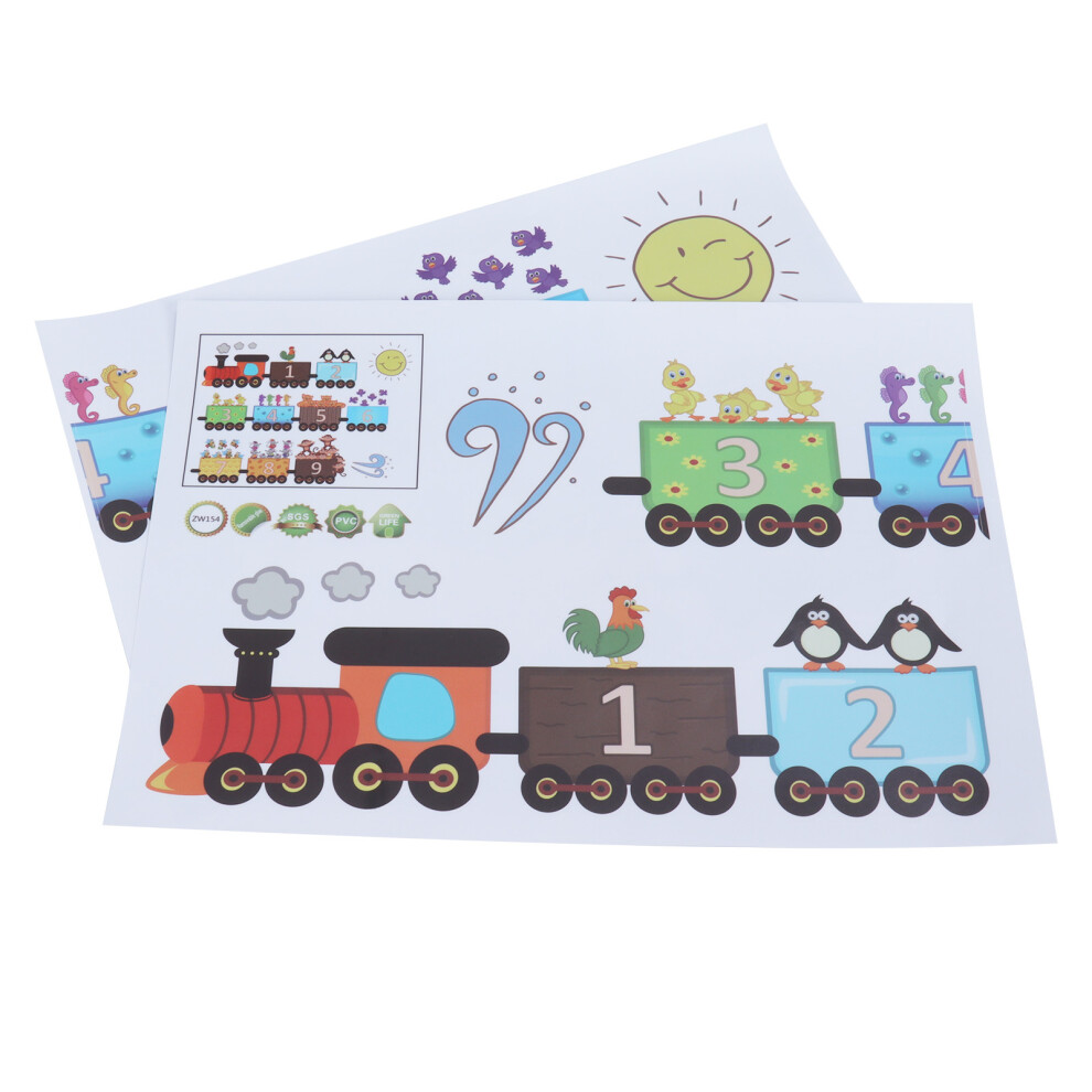 Removable Cartoon Animal Wall Stickers for Kids Nursery & Living Room