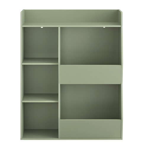 SoBuy Bibliothèque Enfant 5 Compartiments Vert