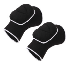 2 piezas de rodilleras de esponja negras S/M/L 13.5-17 cm suaves