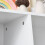 SoBuy Kids Bookshelf 5-Compartment White 5