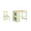 SoBuy Set Tavolino e Sedia Bambini Verde 1