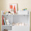 SoBuy Kids Bookshelf 5-Compartment White 6