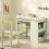 SoBuy Set Tavolino e Sedia Bambini Verde 2