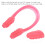 Clip nasale rosa in silicone+PC 0.3oz (9g) 12