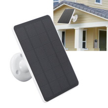 10W Waterproof Monocrystalline Solar Panel Charger for Arlo Pro 3/4 White