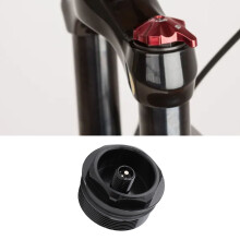 Aluminiumlegierung Bike Vorderradgabel Ventilmutter Fahrradluftgabelkappe Ersatz für Ventilkerne für 32 mm Innenschlauch Vordergabel