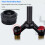 Bike Air Fork Valve Core Replacement Aluminum Alloy Nut for 32mm Front Fork 4