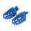 Coppia di pedane in alluminio blu per PW50 PW80 15