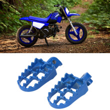 Coppia di pedane in alluminio blu per PW50 PW80