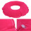 Cuscino gonfiabile antidecubito 38x38 cm rosa rossa 3