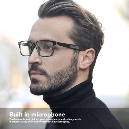 Gafas inteligentes BT5.3 2x110mAh Negro de alto brillo 2