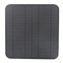 Panneau solaire 12W IP65 noir 172x176x12mm fixation murale