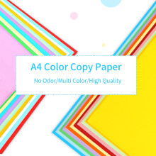Premium A4 Color Paper 100 Sheets 8.3x11.7in for Printers & Copiers