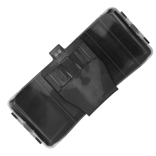 Scatola portatile da cintura per pesca 16.4-16.9oz Nero 2