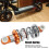 Amortisseur universel 400 lb 125 mm centre orange 4
