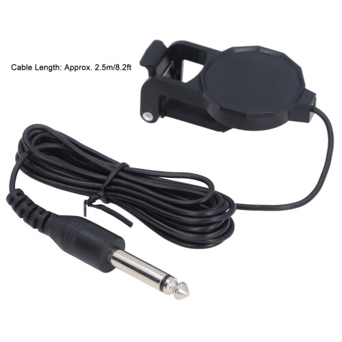Pickup clip-on in plastica, cavo da 2,5 m, jack da 6,35 mm 1
