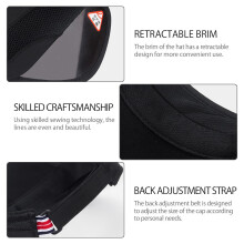 Chapeau à visière d'été - Taille unique, 55-60 cm, Couleurs assorties