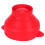 Folding Silicone Popcorn Bowl with Lid, 26x14cm, Red 10