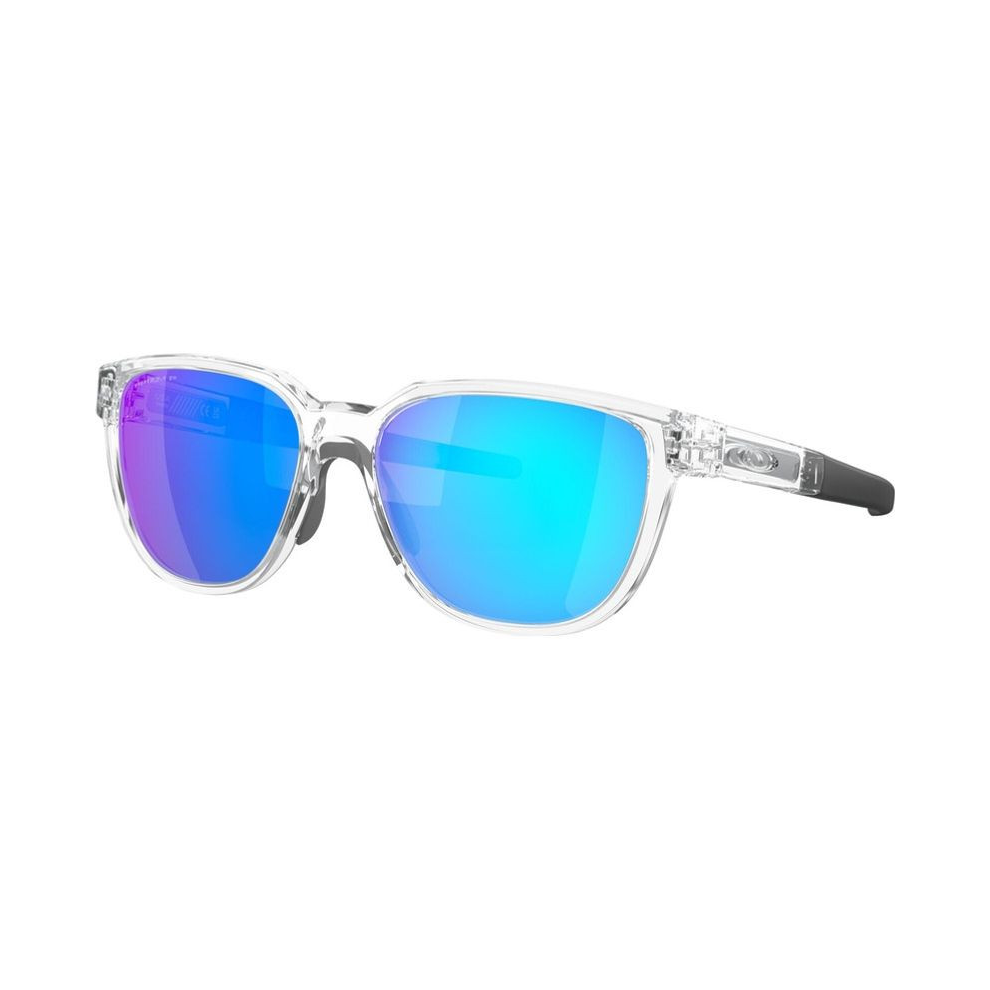 Oakley Actuator Sunglasses Polished Clear Frame With Prizm Sapphire Polarised Lens