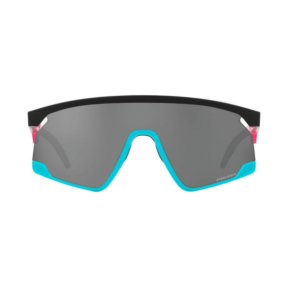 Oakley Bxtr Prizm Sonnenbrille, Langlebiger Mattschwarzer Shield-Rahmen-image