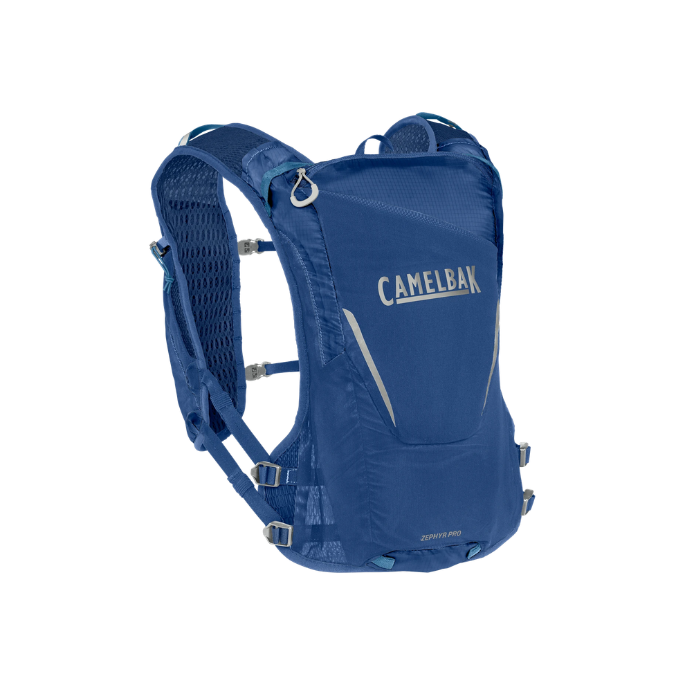 Camelbak Zephyr Pro Vest Hydration Pack With Quick Stow Flasks Run Vest Secure Phone Pocket Gear & Fuel Storage