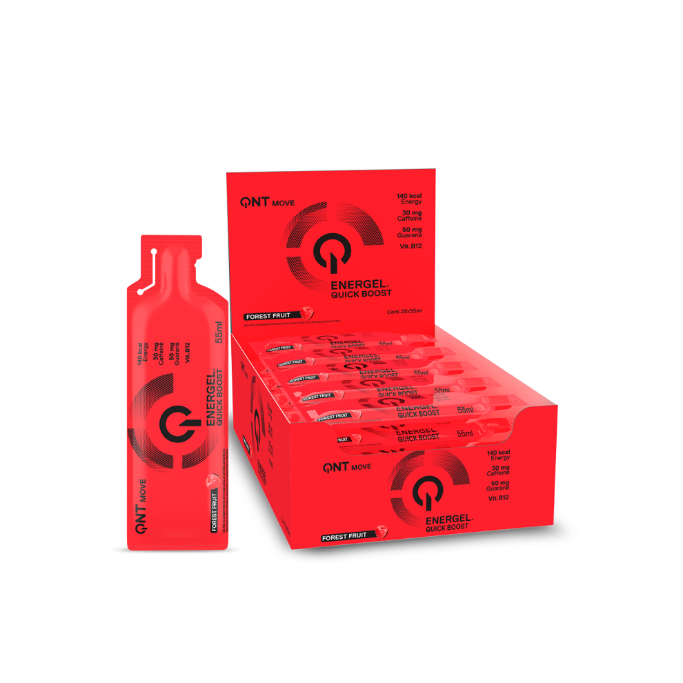 Photos - Vitamins & Minerals QNT Energel Quick Boost Energy Gel with Caffeine Guarana & Vitamin B12 QNT1268 