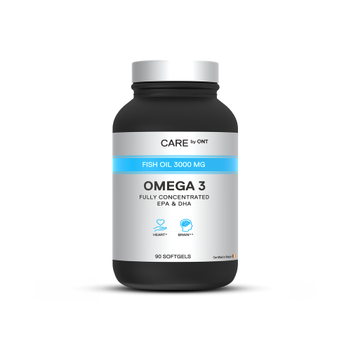 QNT Omega-3 3000mg Ιχθυέλαιο υψηλής αντοχής με μαλακές κάψουλες EPA & DHA 90