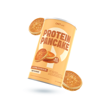 QNT Preparato per pancake proteici a basso contenuto di zuccheri, colazione o spuntino ad alto contenuto proteico, senza aggiunta di aromi