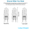 20Pcs G9 Halogen Light Bulbs,25W Clear Lamps Dimma 9