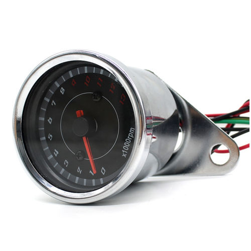 DC 12V Motorcycle Tachometer with Blue LED Backlig 1