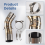 Motorcycle Motorbike Middle Exhaust Mid Link Pipe 1